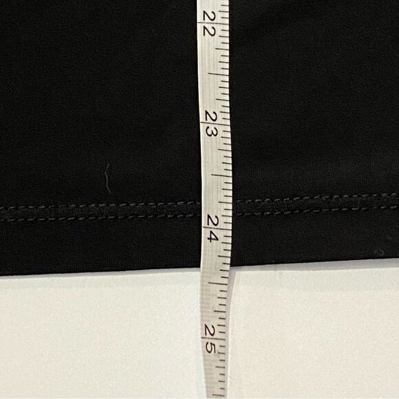 Calvin Klein Black Petal Sleeve Blouse Round Neck With Keyhole Women's Size M/L - Picture 12 of 12